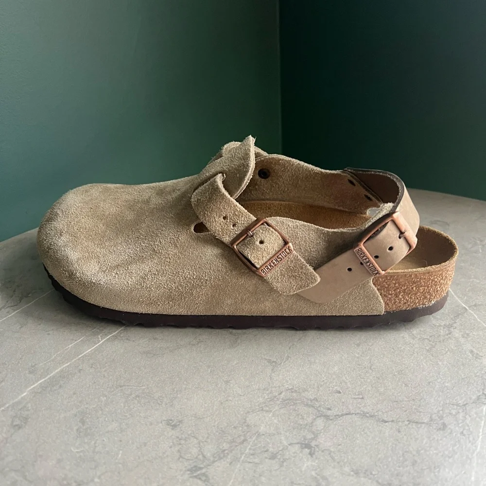 Birkenstock Tokio Clogs Taupe 41 Reg Width